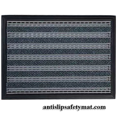 Espessura aberta de Mat Carpet Infill 13mm da entrada do vinil do PVC da grade