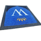 Tapetes de chão de tamanho personalizado com logotipo de impressão de nylon superior de borracha 8 - 9 mm
