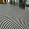 Tapetes de entrada de alumínio de 10 mm personalizáveis com material de inserção de escova de nylon