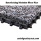 Segurança de nylon Wearable modular Mat Interlocking Floor Mats do deslizamento de 20CM×20CM anti