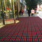Entrada comercial de nylon vermelha Mats Modular Interlocking Floor Tiles 200X200 do PA